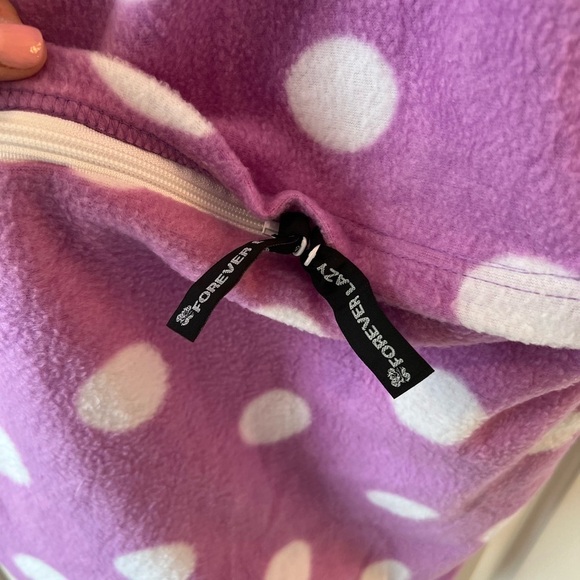 Forever Lazy Fleece Unisex Onesie with Pocket, Hood & Removable Feet - Picture 3 of 12